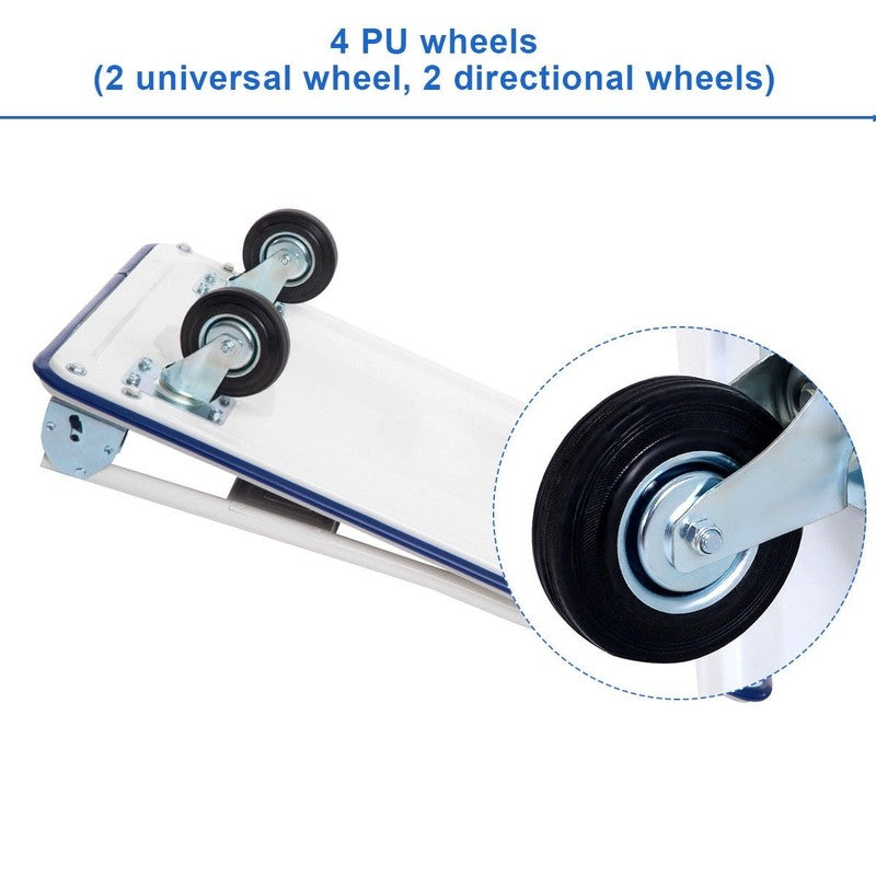 660Lbs Platform Cart Dolly Folding Foldable Moving Warehouse Push Hand Truck4