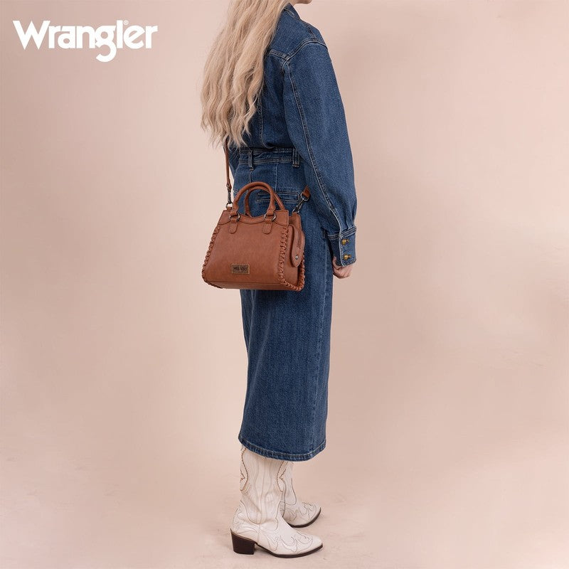 Wrangler Purses for Women Carry All Handbags Small Crossbody Purses with Zipper,1