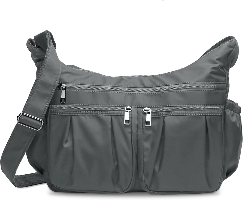 Women Crossbody Bag Waterproof Nylon Lightweight Shoulder Travel Handbag Large0
