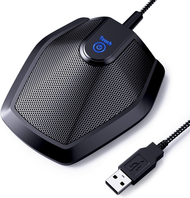 Conference USB Microphone Omnidirectional Condenser PC Mic for Video Class G110