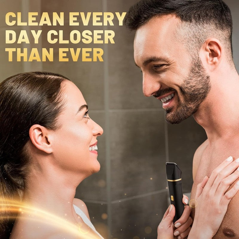 Waterproof Electric Razor for Men - Versatile Grooming Kit with 2 Blades7