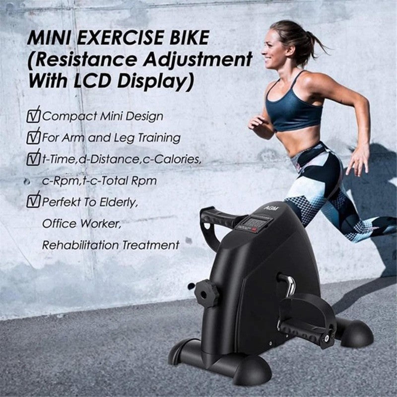 Desk Bike Pedal Exerciser, Mini Exercise Bike Stepper Indoor Exercise, Elder Bik11
