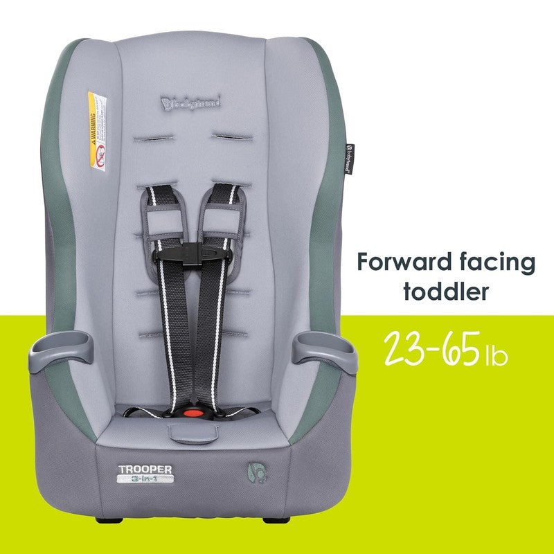 Trooper 3 In 1 Convertible Car Seat, Dash Sage6