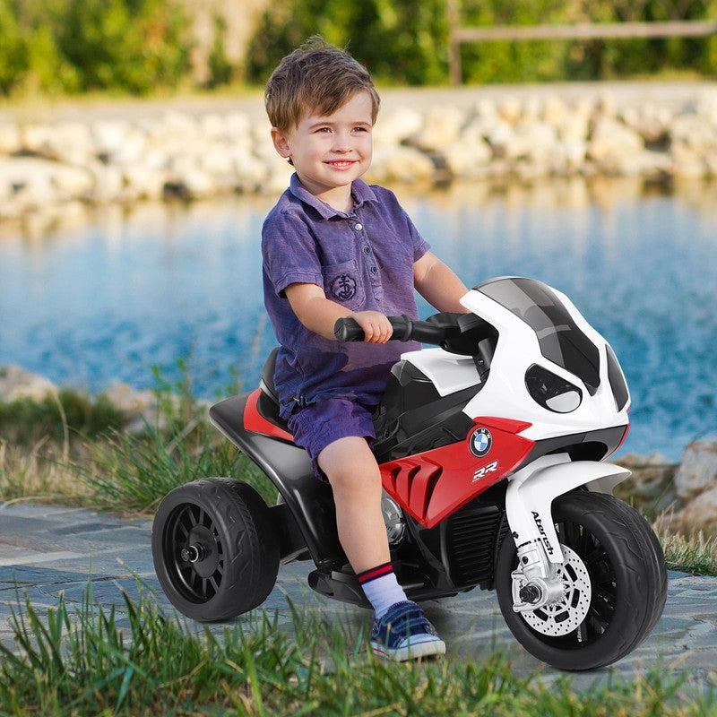 6V Licensed Kids Electric 3-Wheel Motorcycle Ride-On Red with Music & Light1