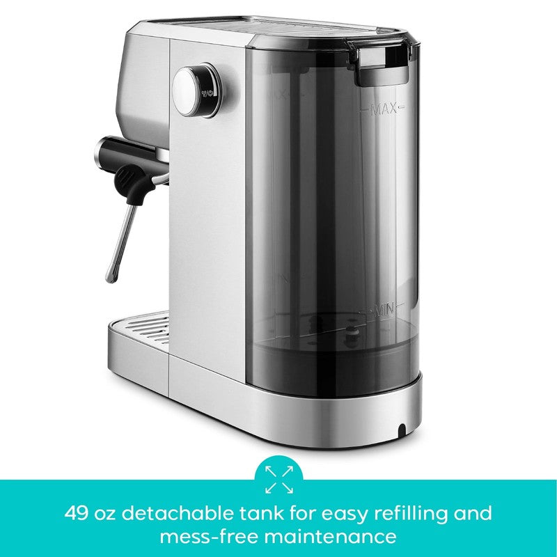 3700 Essential 20 Bar Espresso Machine and Coffee Maker, Stainless Steel3