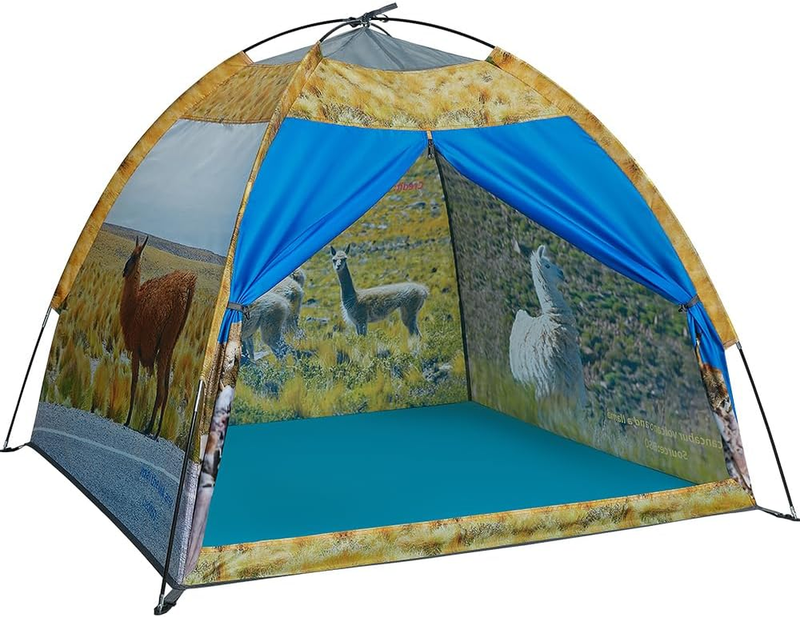 Kids Alpaca Pop Up Play Tent, Indoor/Outdoor Adventure Playhouse0