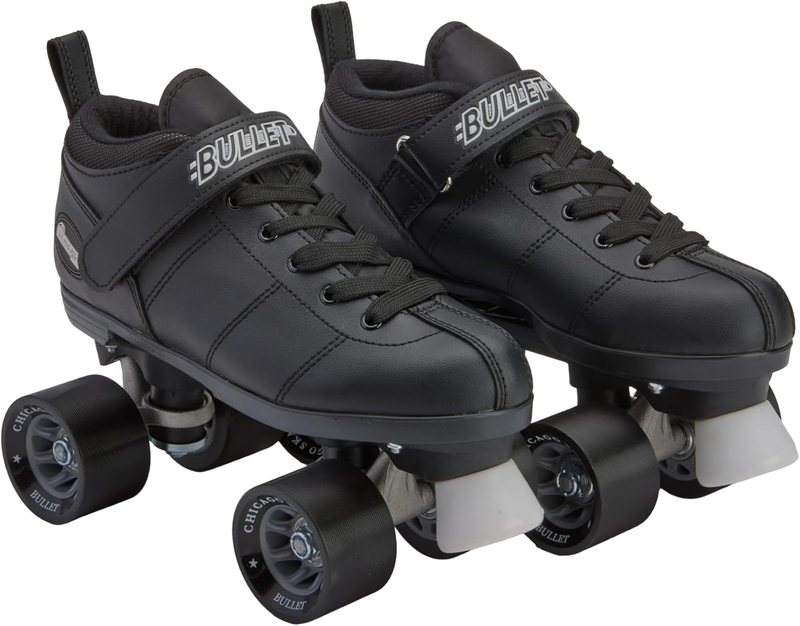 Bullet Speed Quad Roller Skates – Durable, Top Performance Indoor/Outdoor Youth 0