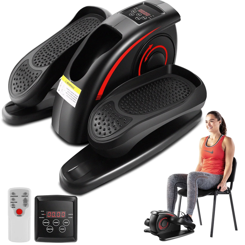 Under Desk Elliptical Machine with Remote Control - Quiet Exercise for Seniors0