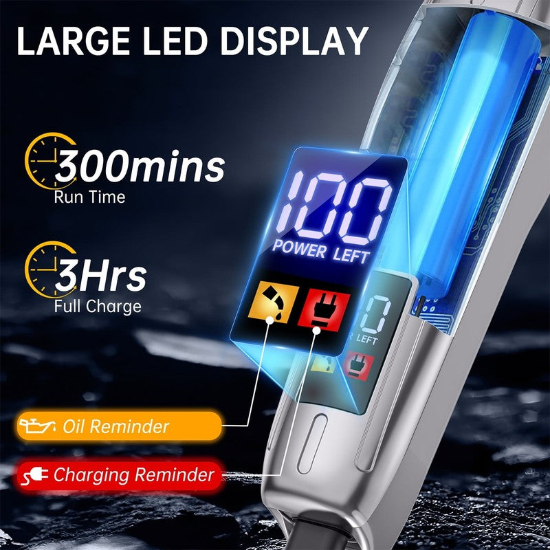 Hair Clippers for Men, Professional Cordless Beard Trimmer Set, Rechargeable Bar3