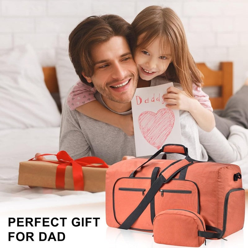 Duffle Bag Shoes Compartment Foldable Travel Waterproof Adjustable Strap Men5