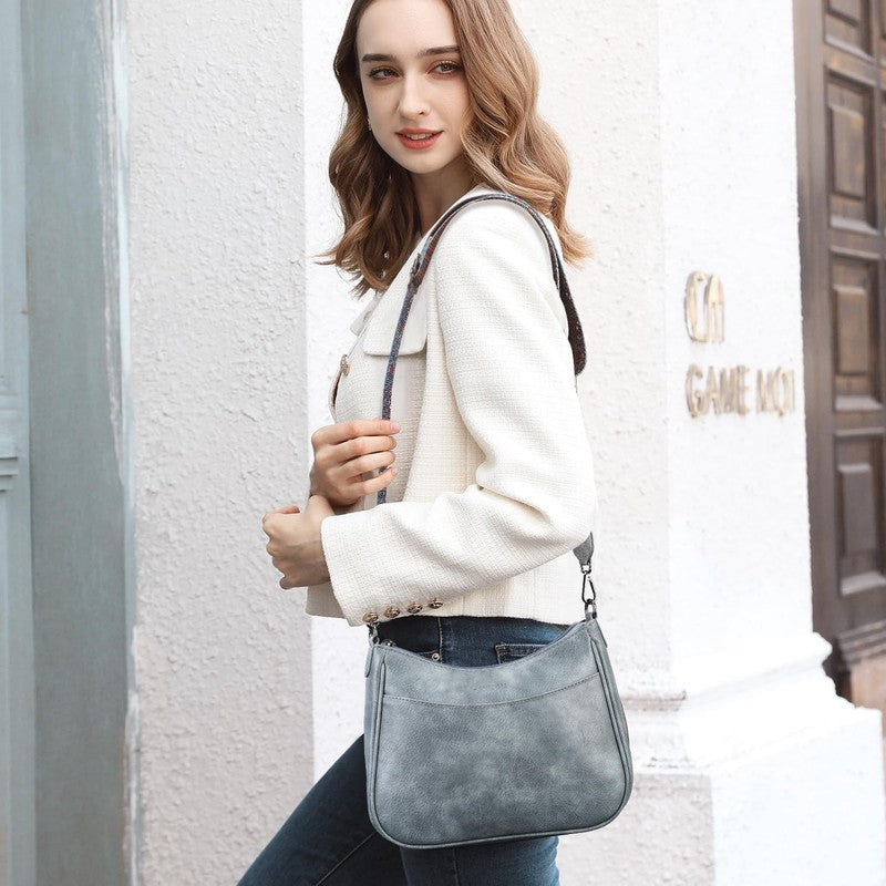 Trendy Leather Crossbody Purse with Adjustable Strap, Women'S Shoulder Handbag1