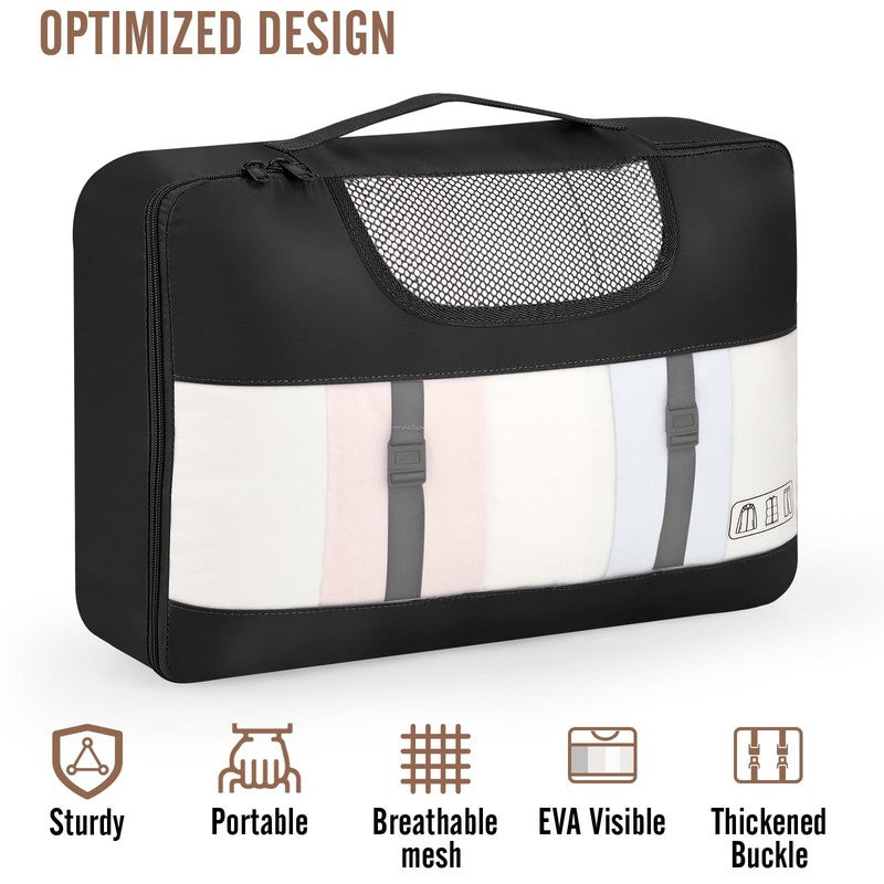 10 Set Packing Cubes for Travel Essential, Suitcase Organizer Bags in 4 Sizes, C3