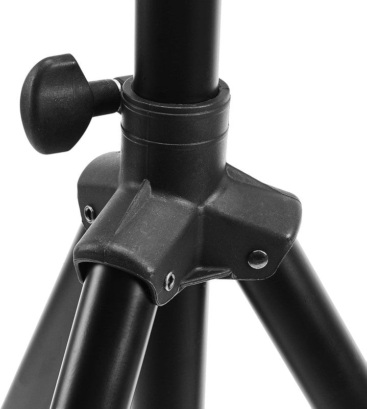 Heavy Duty Adjustable Speaker Stand, 52" 73", Holds 99.2 lbs, Steel, Black3
