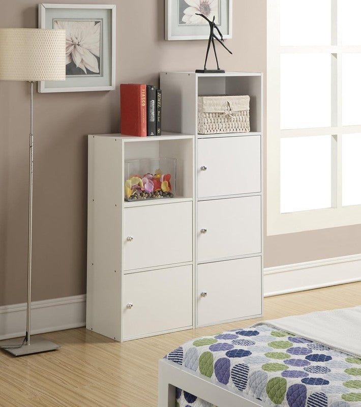 151186W X Tra Storage 1 Door Cabinet, White6