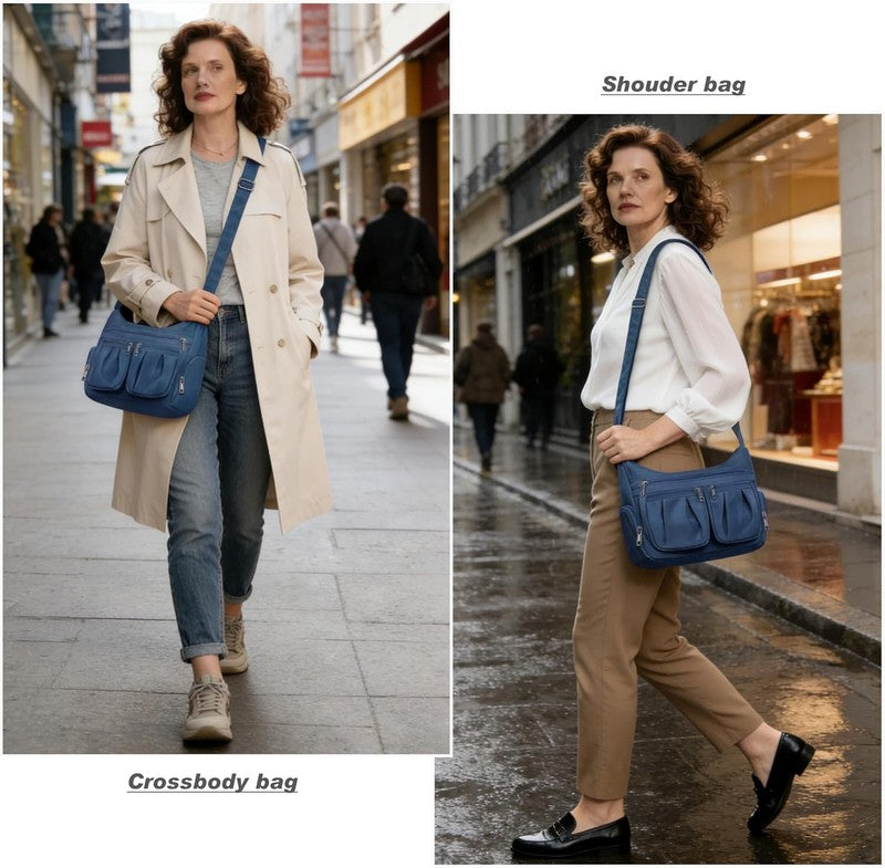 Women Crossbody Purse Waterproof Nylon Shoulder Bag Lightweight Travel Handbag1