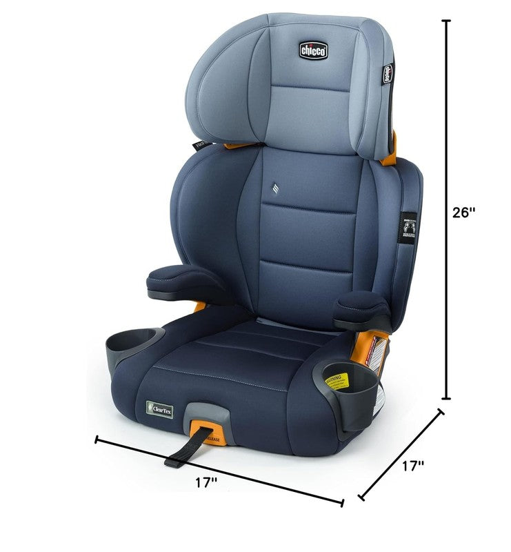 Kidfit Cleartex Plus 2 in 1 Booster Car Seat High Back/Backless 40 100lb Navy10
