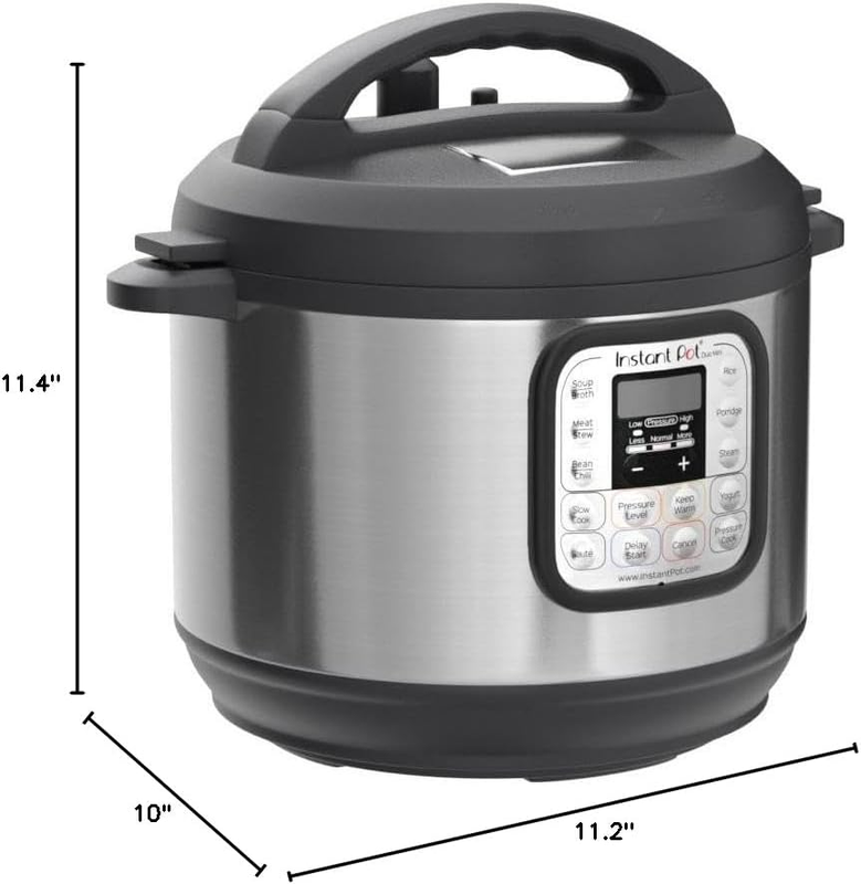 3 Qt Electric Pressure Cooker 7-in-1 Rice Slow Cooker Steamer Stainless Steel9