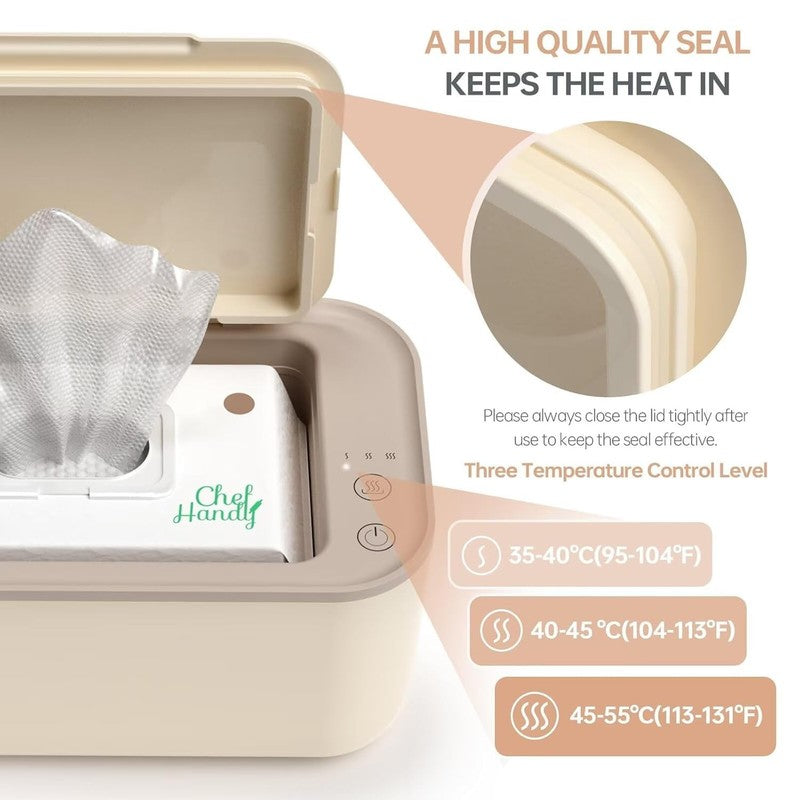 Baby Wipe Warmer 3 Mode Temp Silent Heating Large Capacity Yellow1