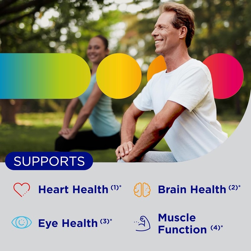 Minis Silver Multivitamin for Men 50+, Supports Memory & Cognition, 280 Ct2