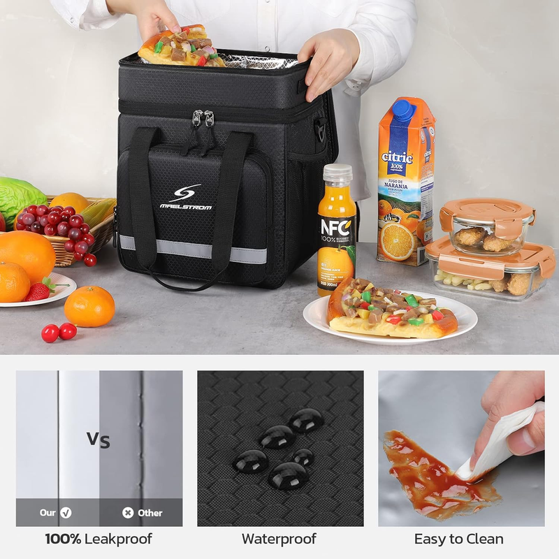 Insulated Lunch Bag Men Women Leakproof Cooler Lunch  Bag Portable Lunch Cooler1