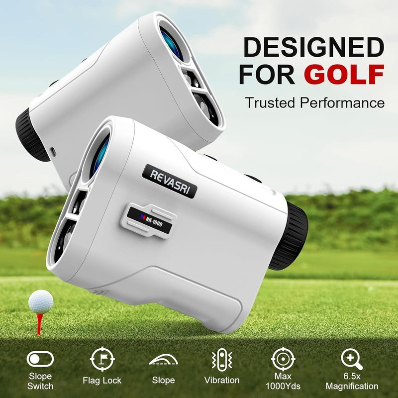 Golf Rangefinder 600/1000 YDS Slope Pin Lock Vibration Rechargeable Battery0