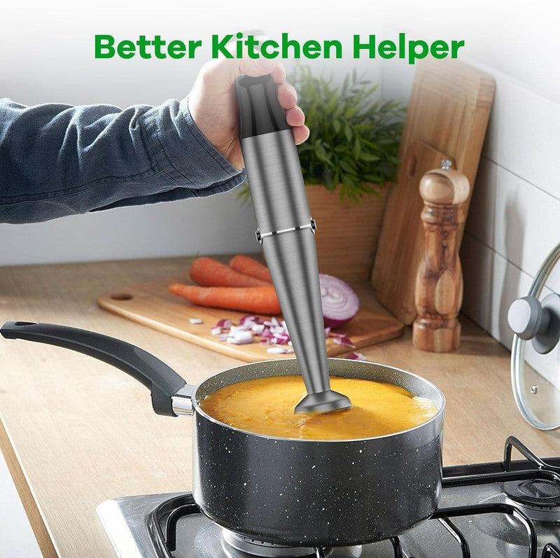 Immersion Blender Handheld Corded Hand Blenders Set 1100W, Trigger Variable Spee5