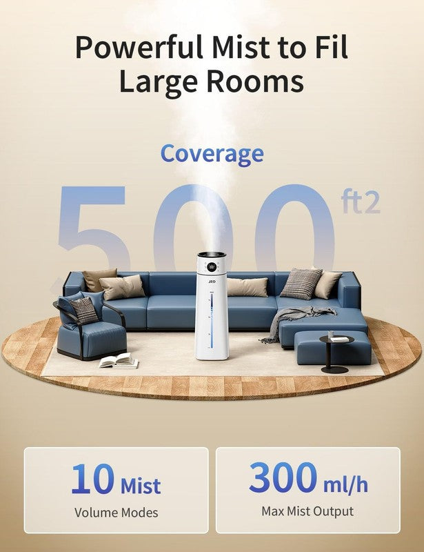 8L Cool Mist Humidifier Large Room Remote Quiet Ultrasonic 10 Modes Timer1