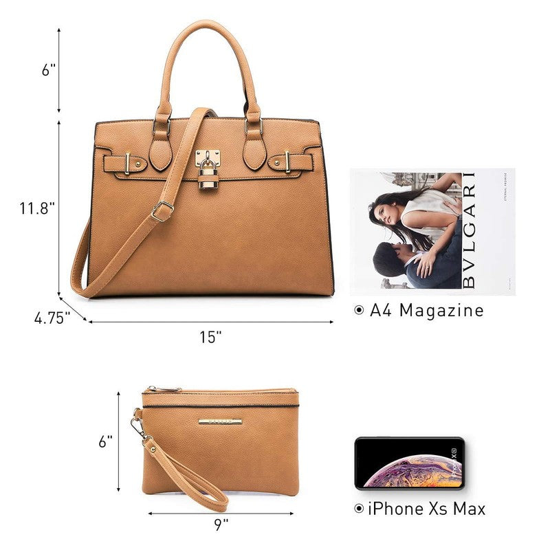 Women Handbag Purse Shoulder Top Handle Satchel Tote Work Bag Clutch5