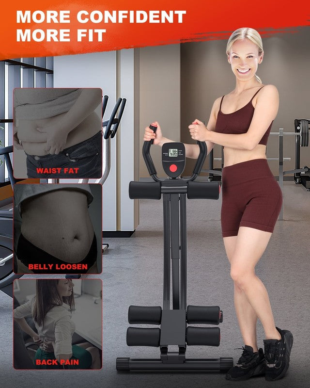 Foldable Ab Machine, Ab Workout Equipment for Home Gym,Core & Abdominal Trainer 1
