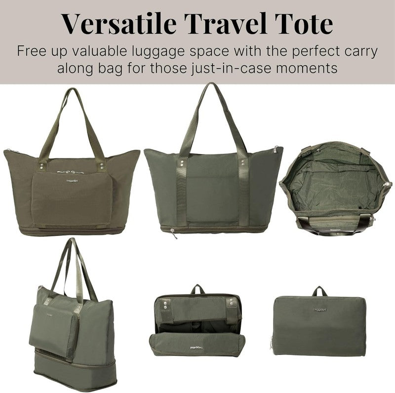 Carryall Expandable Lightweight Travel Tote 22" Packable Folding Compact Nylon W5