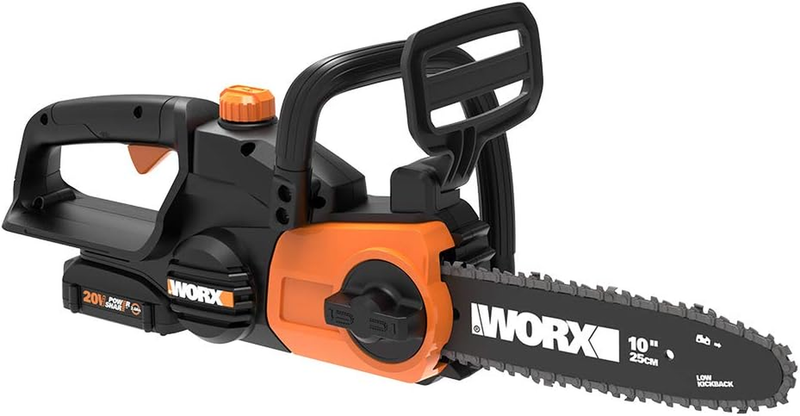 20V Cordless Chainsaw with Auto-Tension - 10" Cutting Power0