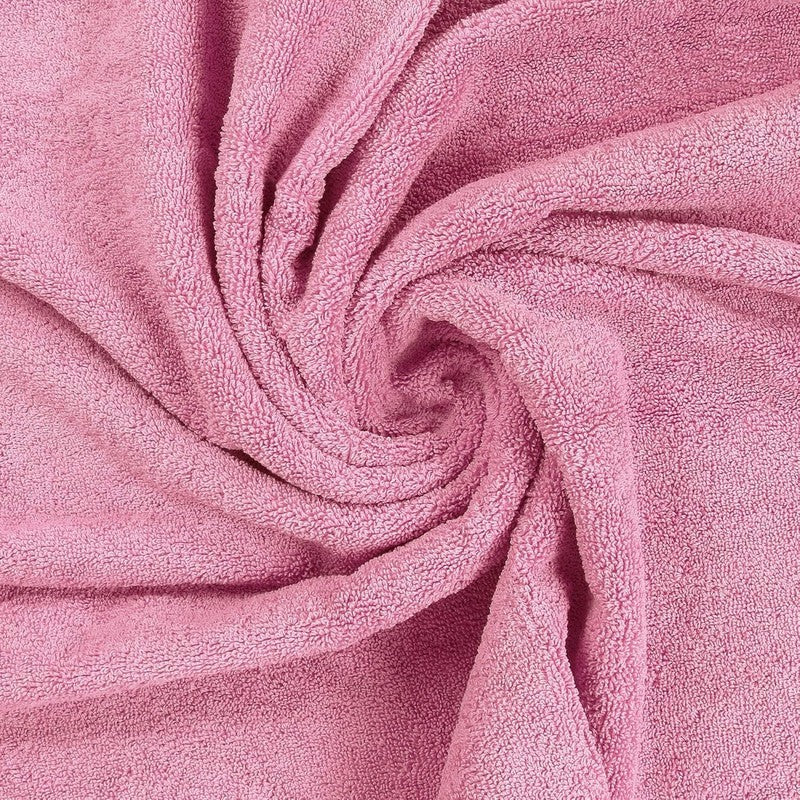 8 Piece Towel Set Pink 100% Cotton 600 GSM Bath Hand Wash Towels Absorbent8