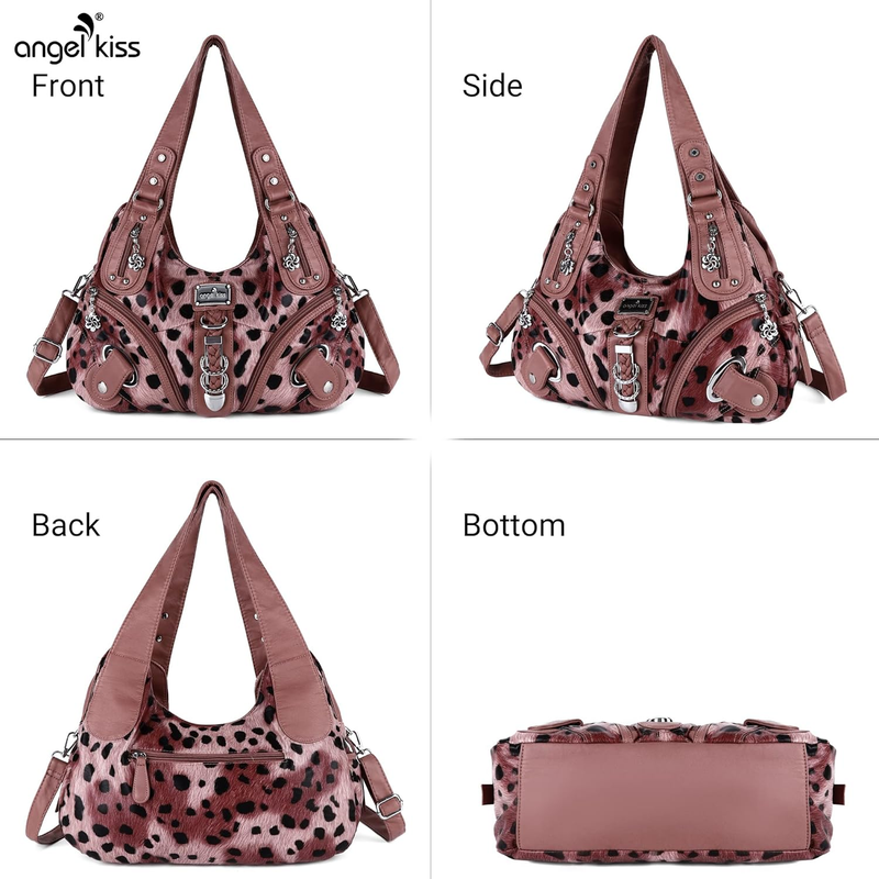 Angelkiss Women’s Large Hobo Satchel Shoulder Handbag Purse4