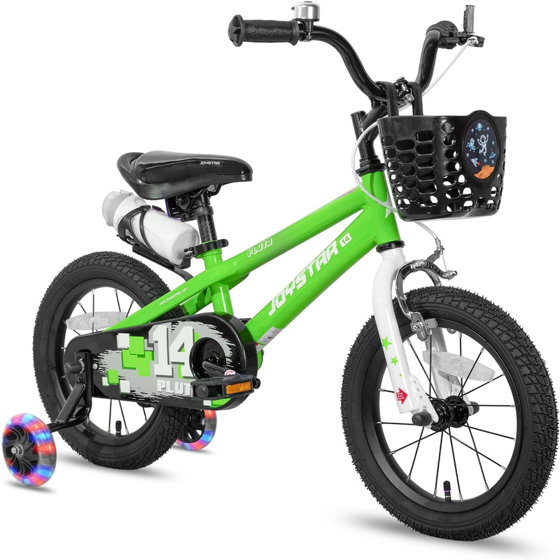 Kids Bike 12-20 Inch Light Up Training Wheels Boys Girls Ages 3-12 Multi8