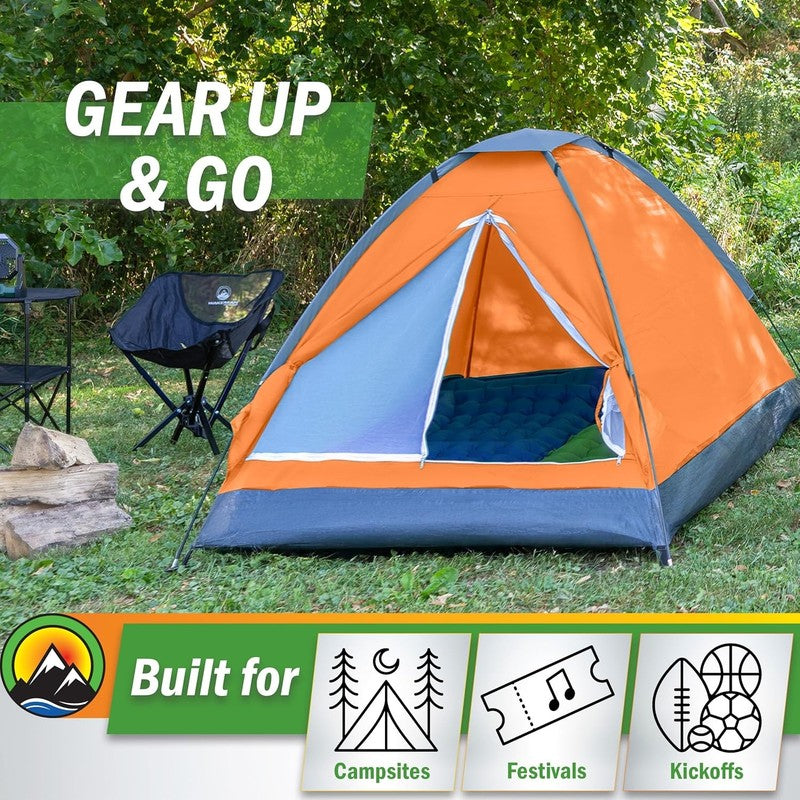 2 Person Camping Tent with Rain Fly and Carrying Bag   Lightweight Outdoor Pop u5