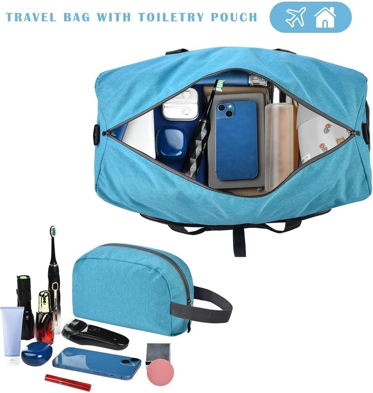 Duffle Bag Shoes Compartment Foldable Travel Waterproof Adjustable Strap Men1