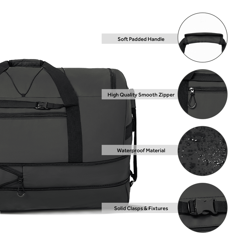 30in Rolling Duffle Bag Expandable 100-120L Waterproof Travel Wheeled6
