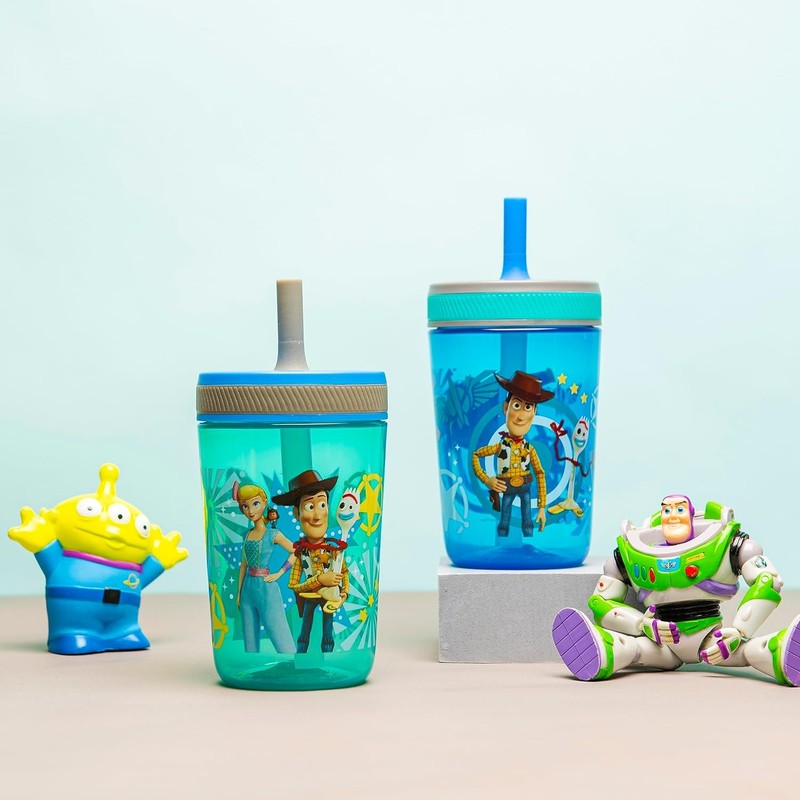 Kelso 15Oz Toy Story 4 Tumbler Set, Woody & Buzz, 2 Pack Leak Proof Cups1