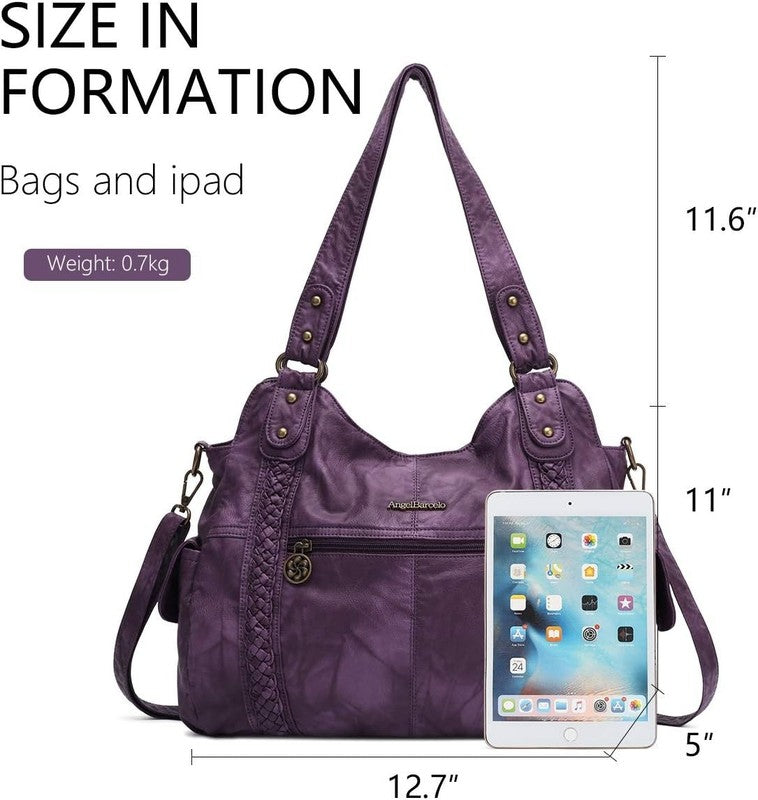 Purses for Women Soft PU Leather Shoulder Bag Crossbody Purse and Handbags2