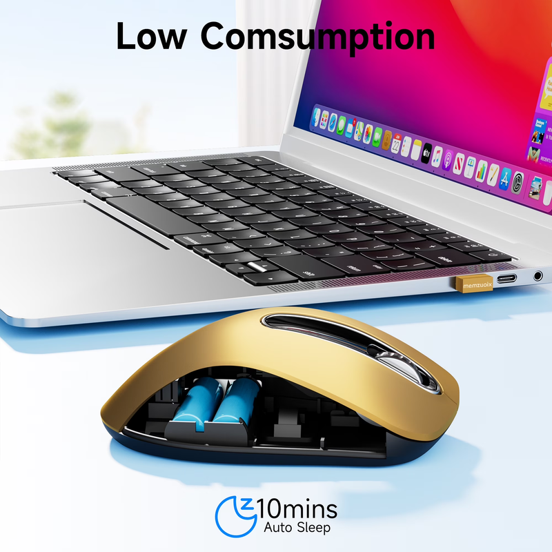 2.4GHz Wireless Mouse 1200 DPI 5 Button USB Receiver PC Laptop Bumblebee3