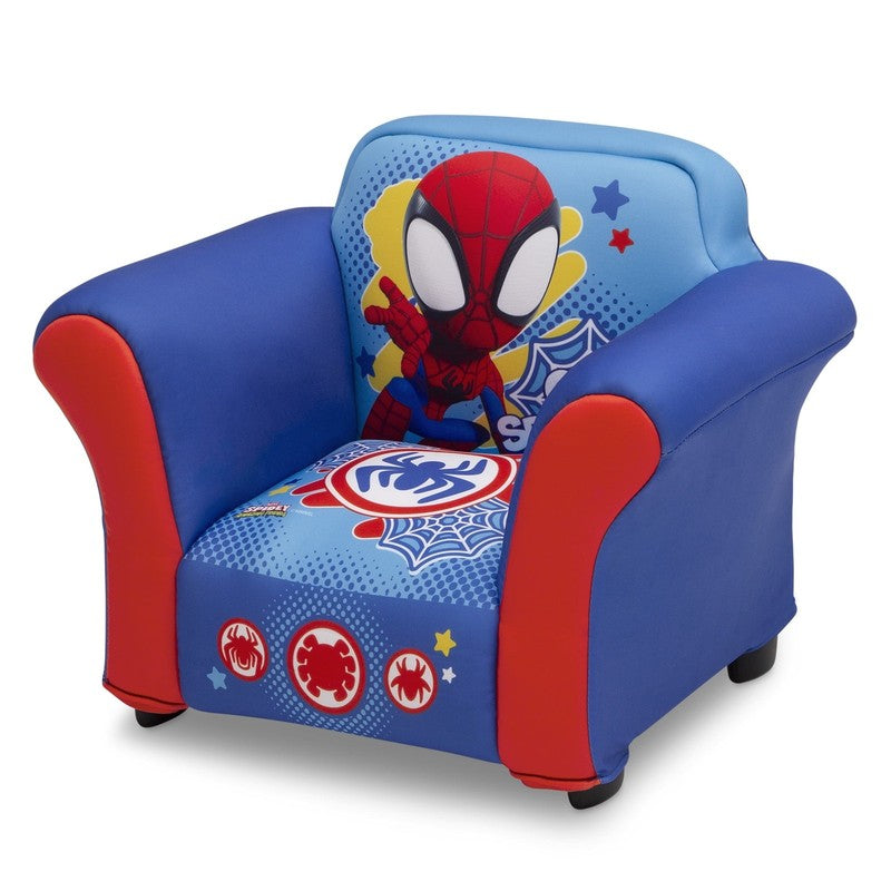 Spidey and His Amazing Friends Upholstered Chair with Sculpted Plastic Frame by3