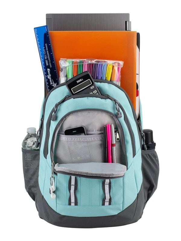 Unisex Pinnacle Sport 19" Laptop Backpack, Aqua Sky6
