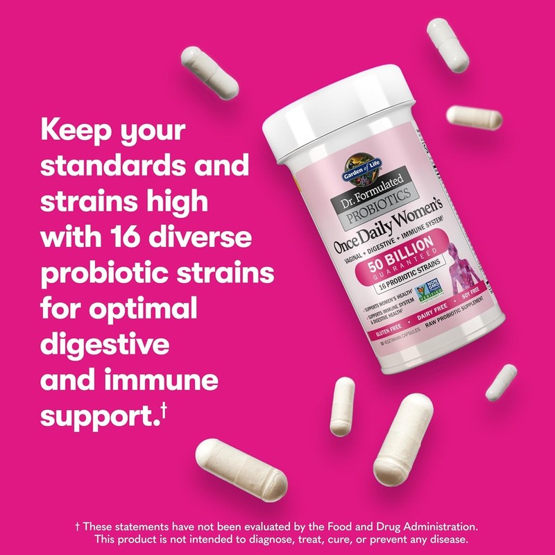 Women's Daily Probiotics - 50 Billion CFU for Digestive & Immune Health6
