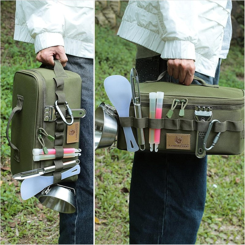 9L Tactical Utility Tote Bag – Camping Cookware & Gear Organizer, Trunk Storage3