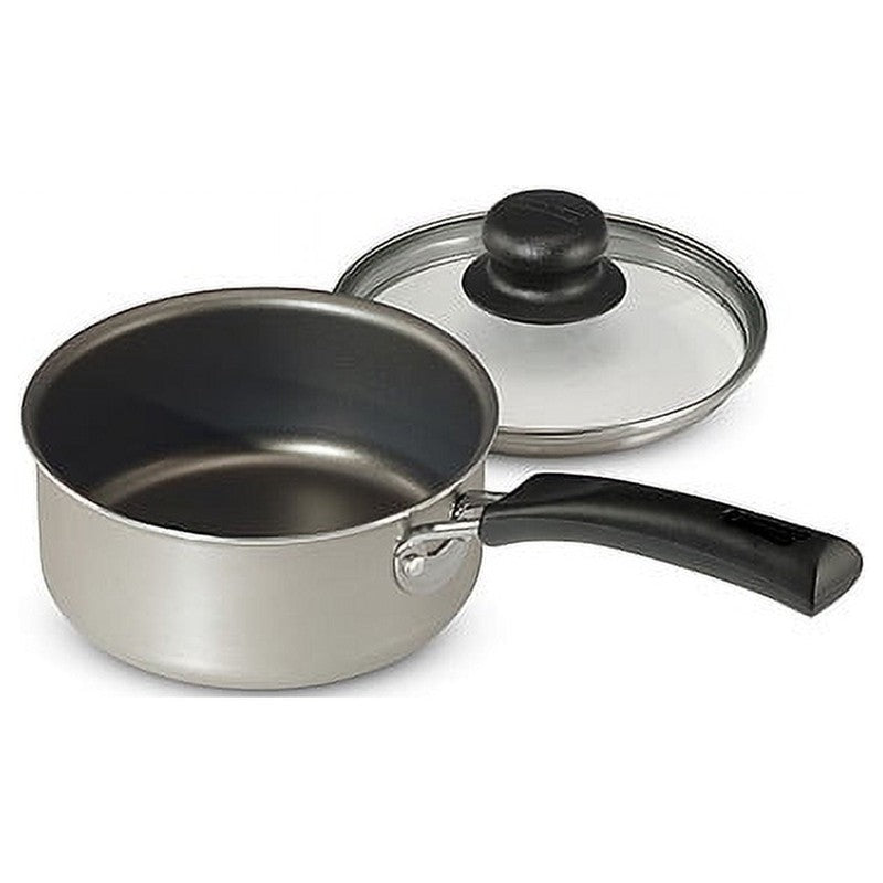 9 Piece Non Stick Cookware Set, Champagne9