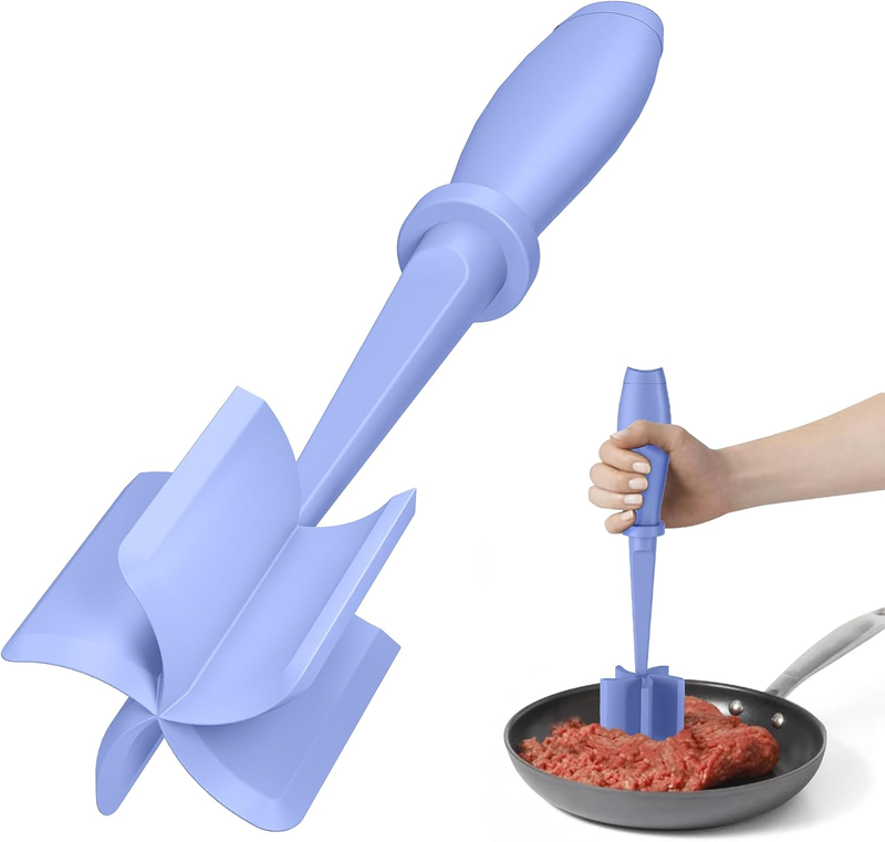 Meat Chopper Hamburger Grinder Ground Beef Smasher Nylon Kitchen Tool8