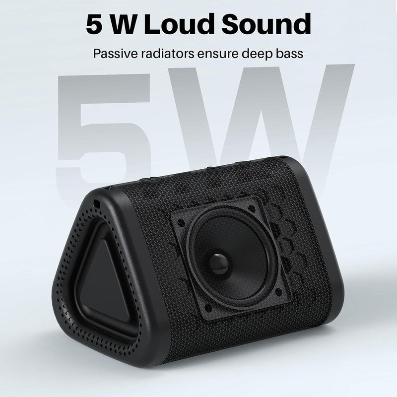 Portable Bluetooth Speaker, IPX7 Waterproof, 15H Playtime, TWS, Bass, Black1