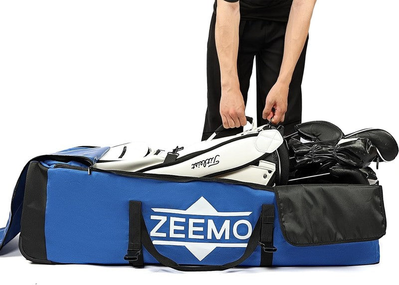 Golf Travel Bag Wheeled Airline Approved Soft Sided Waterproof Heavy Duty Oxford3
