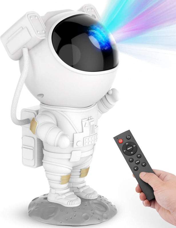 Galaxy Star Projector Night Light Astronaut LED Lamp w/ Timer Remote Kids Room10