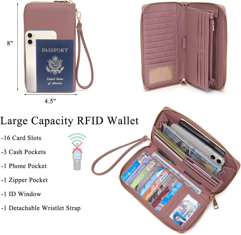 Women Large Crossbody Bag Shoulder Handbag Purse Wallet Set Hobo Tote1